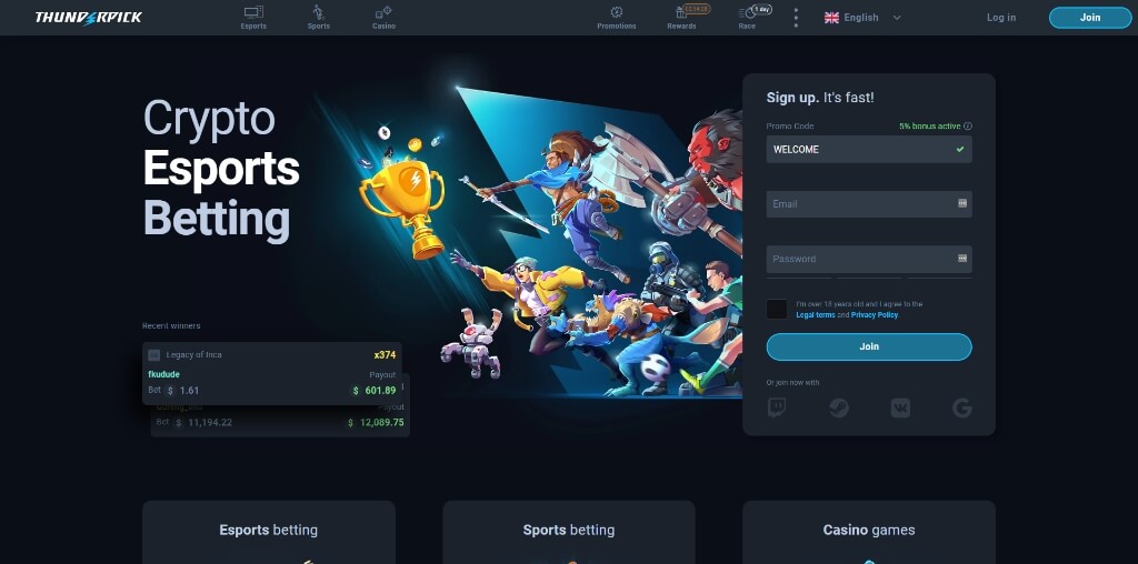 thunderpick casino review