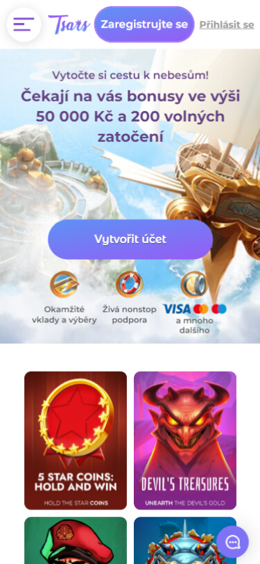 tsars casino bonus