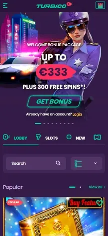 turbico casino bonus