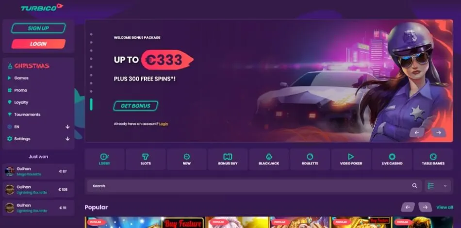 turbico casino review