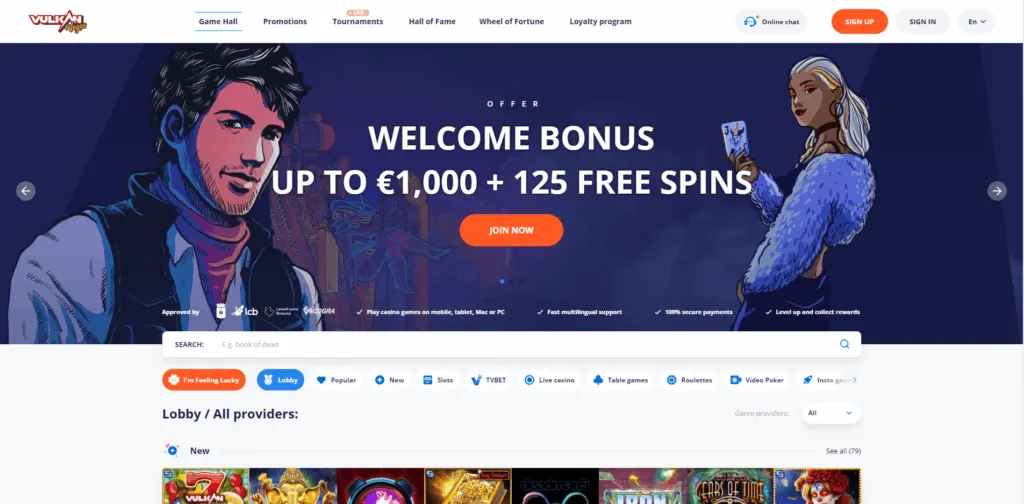 vulkan vegas review