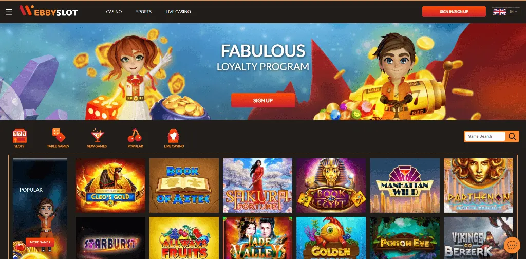 webbyslot casino review
