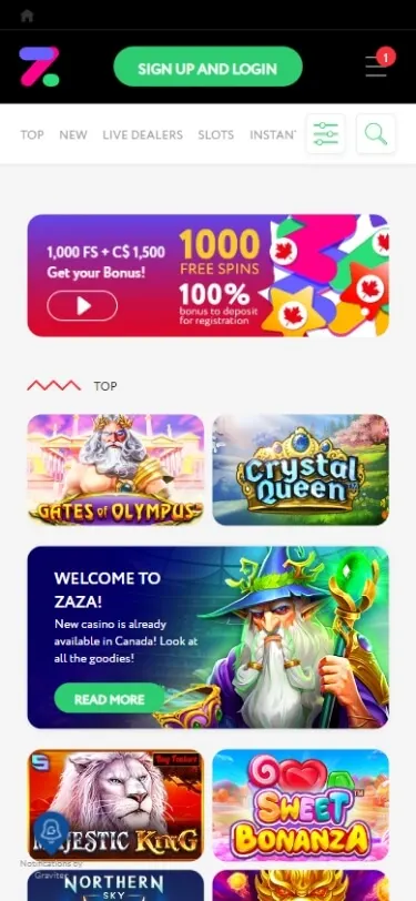 zaza casino bonus