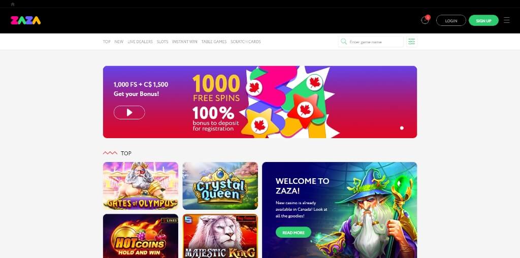 zaza casino review